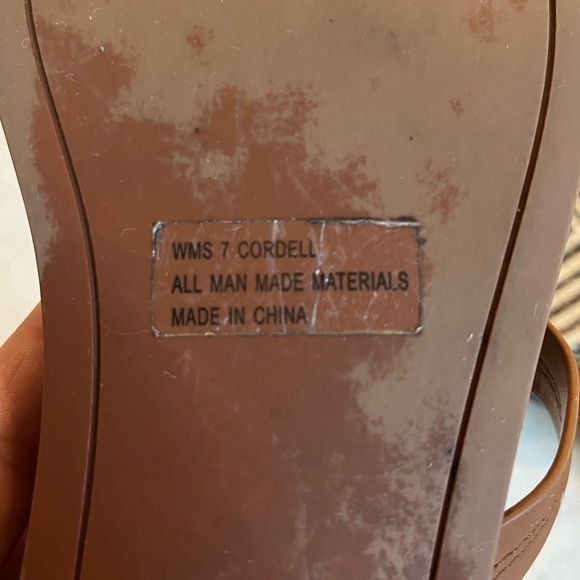 DV by Dolce Vita, Cordell Tan/Saddle/Brown Sandals - Picture 4 of 4